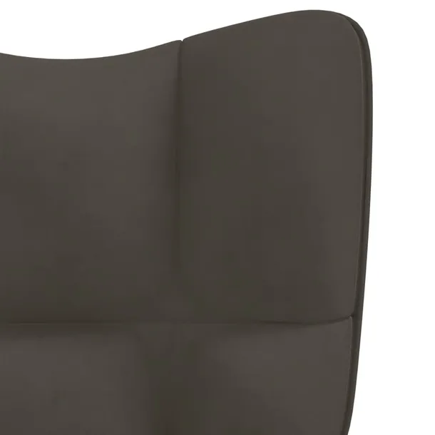 fotel-ciemnoszary-obity-aksamitem