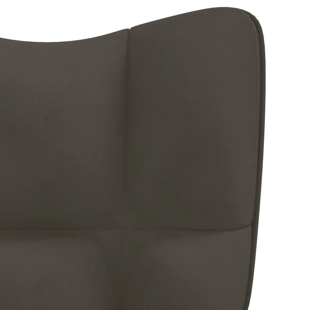 fotel-ciemnoszary-obity-aksamitem