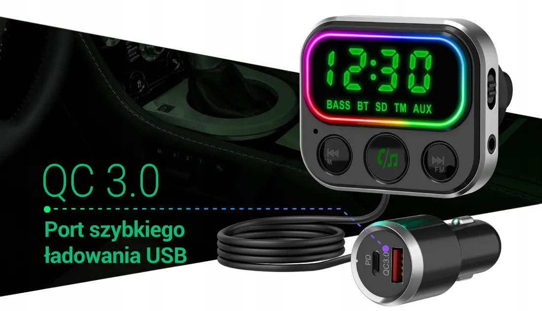 transmiter-fm-bluetooth-navitel-bhf06-pro-qc3-0-stan-nowy