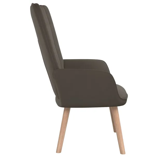fotel-ciemnoszary-obity-aksamitem