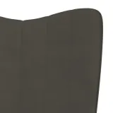 fotel-ciemnoszary-obity-aksamitem