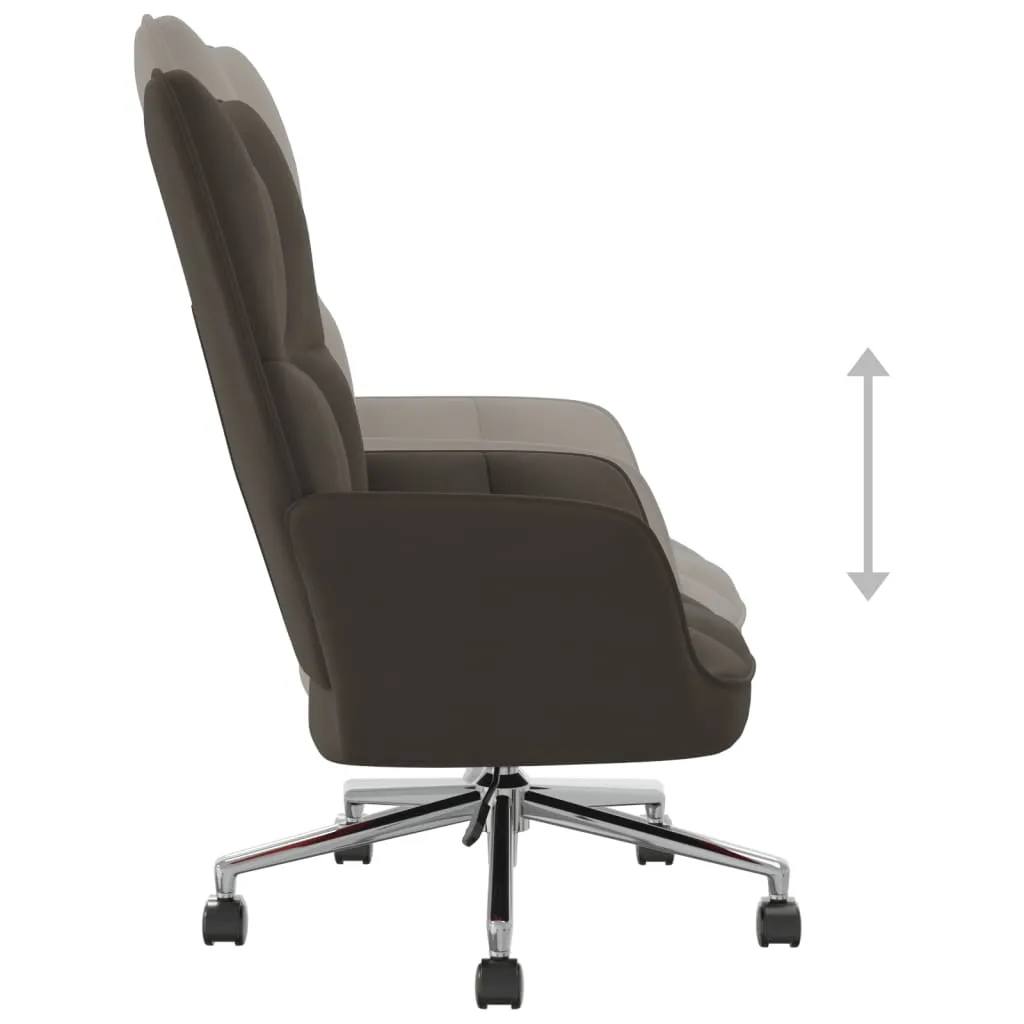 fotel-ciemnoszary-obity-aksamitem