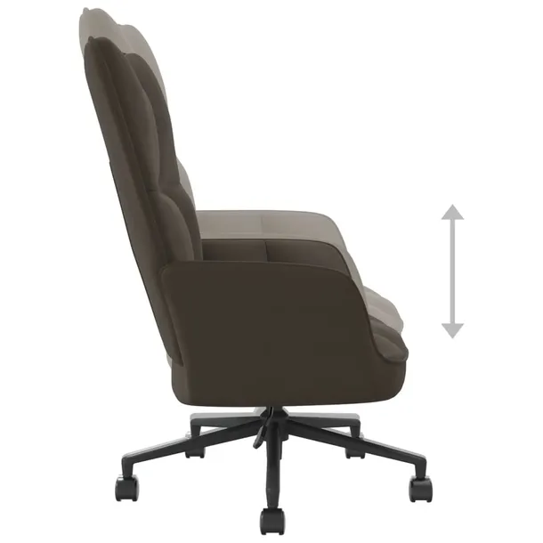 fotel-ciemnoszary-obity-aksamitem