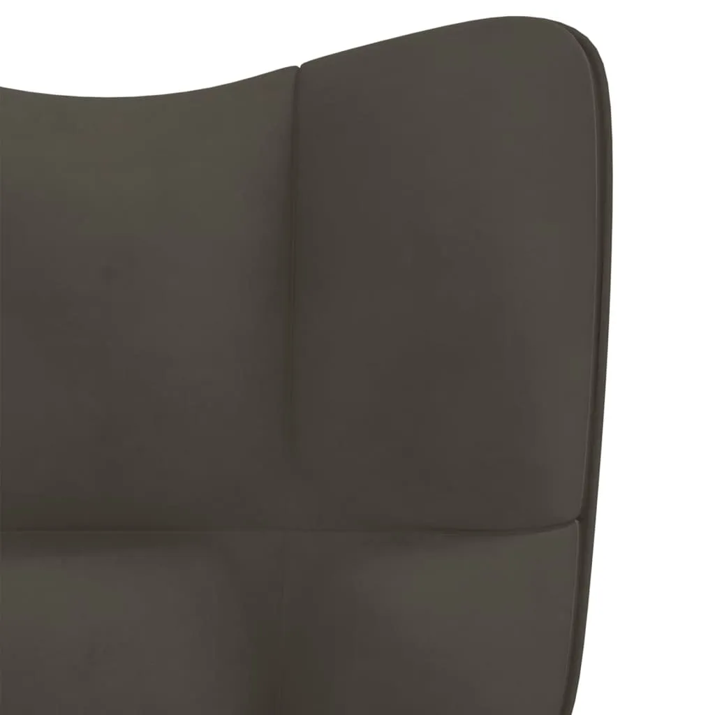 fotel-ciemnoszary-obity-aksamitem