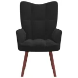 fotel-czarny-obity-aksamitem