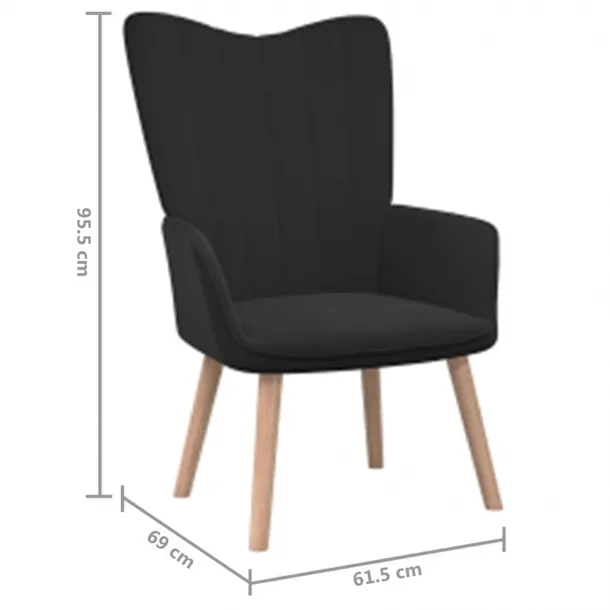 fotel-czarny-obity-aksamitem