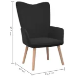 fotel-czarny-obity-aksamitem