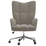 fotel-jasnoszary-obity-aksamitem