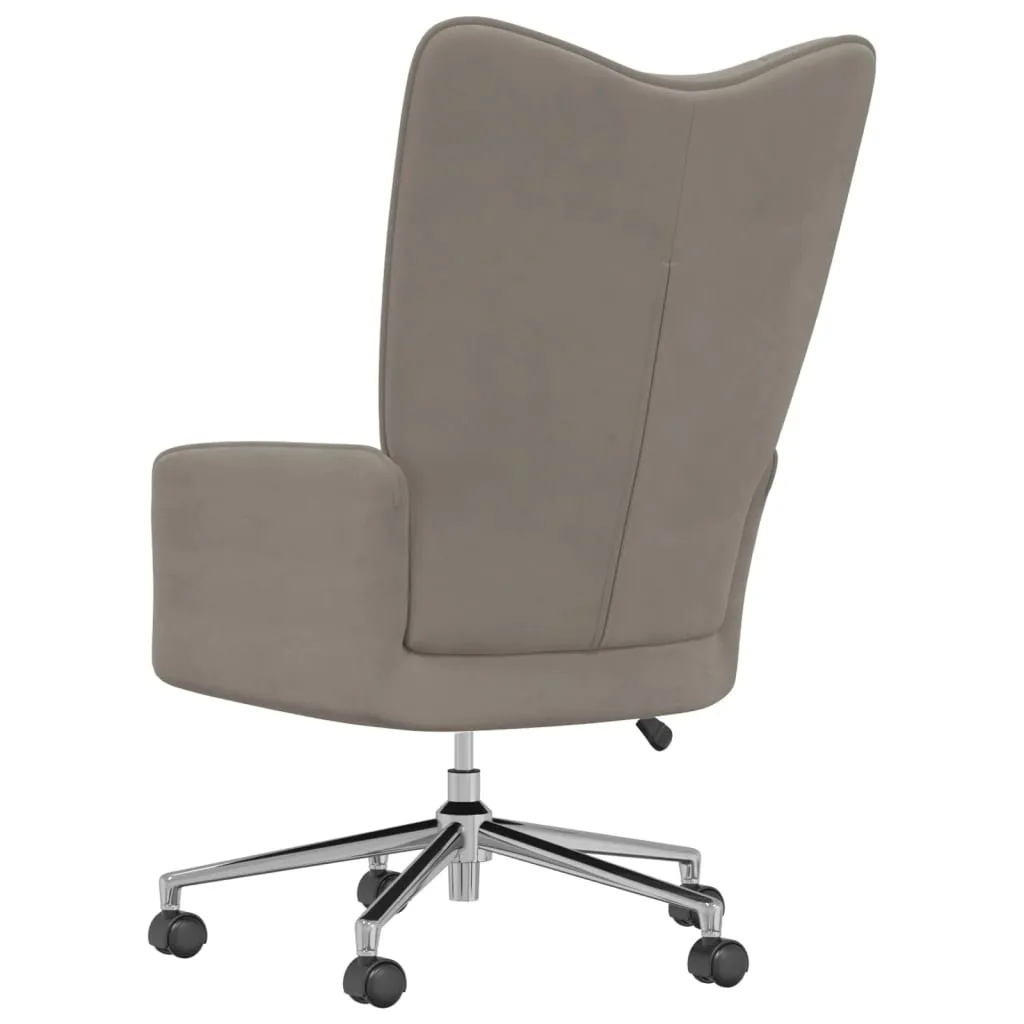 fotel-jasnoszary-obity-aksamitem