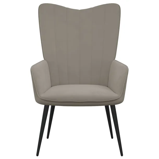 fotel-jasnoszary-obity-aksamitem