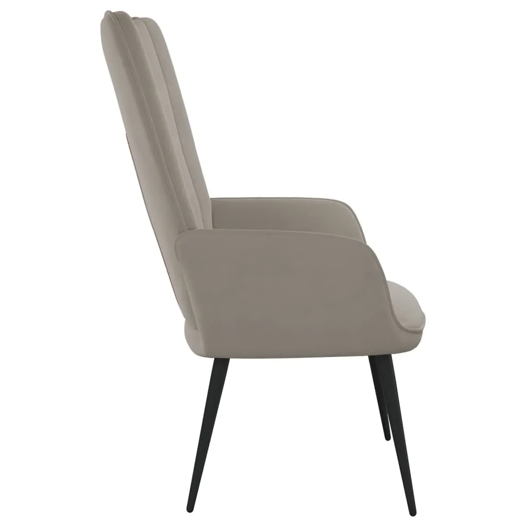 fotel-jasnoszary-obity-aksamitem