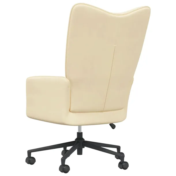 fotel-kremowy-obity-aksamitem
