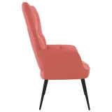fotel-rozowy-obity-aksamitem