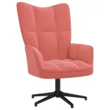 fotel-rozowy-obity-aksamitem