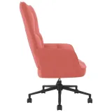 fotel-rozowy-obity-aksamitem