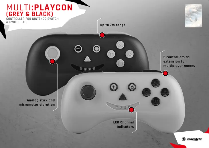 snakebyte-multi-playcon-kontrolery-nintendo-switch-black-and-grey-stan-nowy