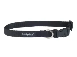 amiplay-obroza-regulowana-dla-psa-basic-czarna-l