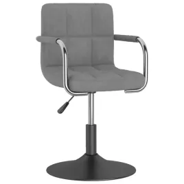 krzeslo-stolowe-jasnoszare-obite-aksamitem