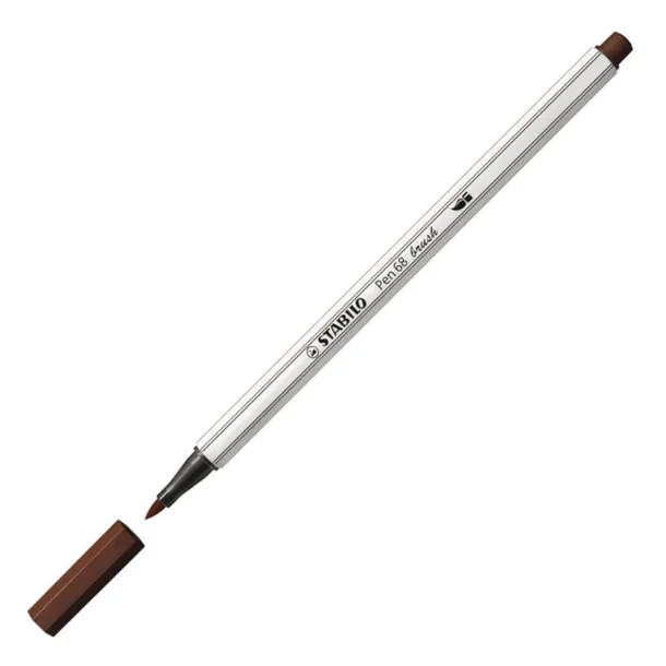 flamaster-stabilo-pen-68-brush-brazowy