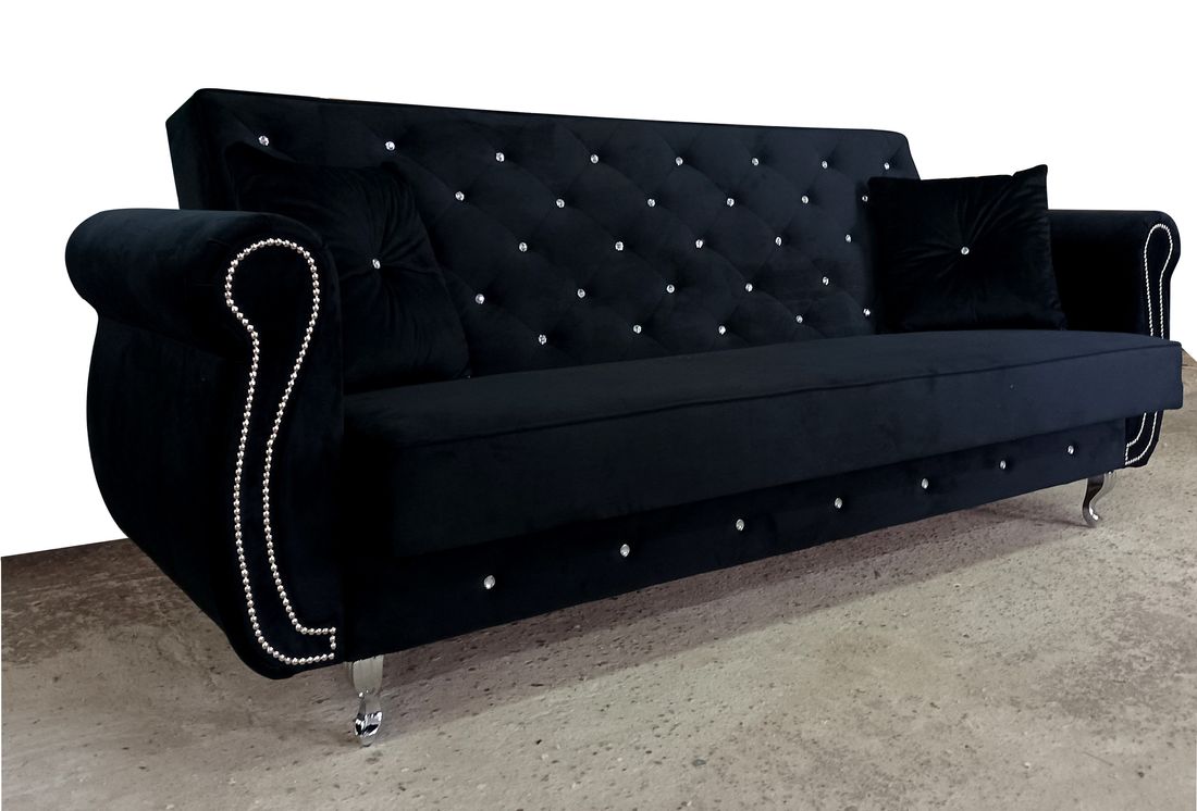 Wersalka Manchester Glamour kanapa sofa rozkładana Chesterfield łóżko ERLI pl
