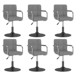 obrotowe-krzesla-stolowe-6-szt-jasnoszare-obite-aksamitem