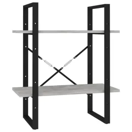 2-poziomowy-regal-na-ksiazki-szarosc-betonu-60x30x70-cm