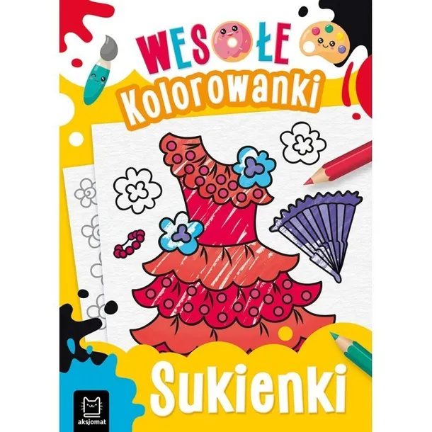 wesole-kolorowanki-sukienki