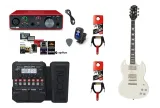 gitara-elektryczna-multiefekt-interfejs-zestaw