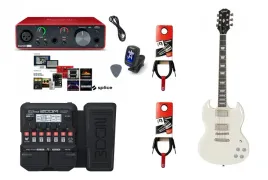 gitara-elektryczna-multiefekt-interfejs-zestaw