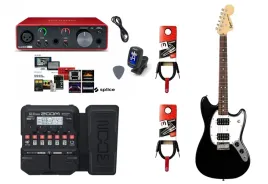gitara-elektryczna-multiefekt-interfejs-zestaw