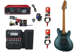 gitara-elektryczna-multiefekt-interfejs-zestaw