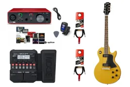 gitara-elektryczna-multiefekt-interfejs-zestaw