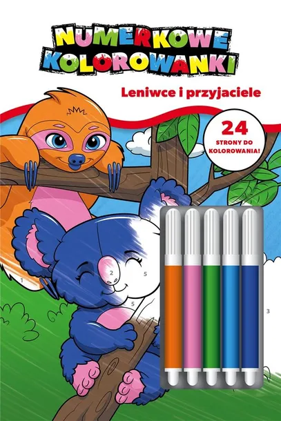 koala-numerkowe-kolorowanki-leniwce-i