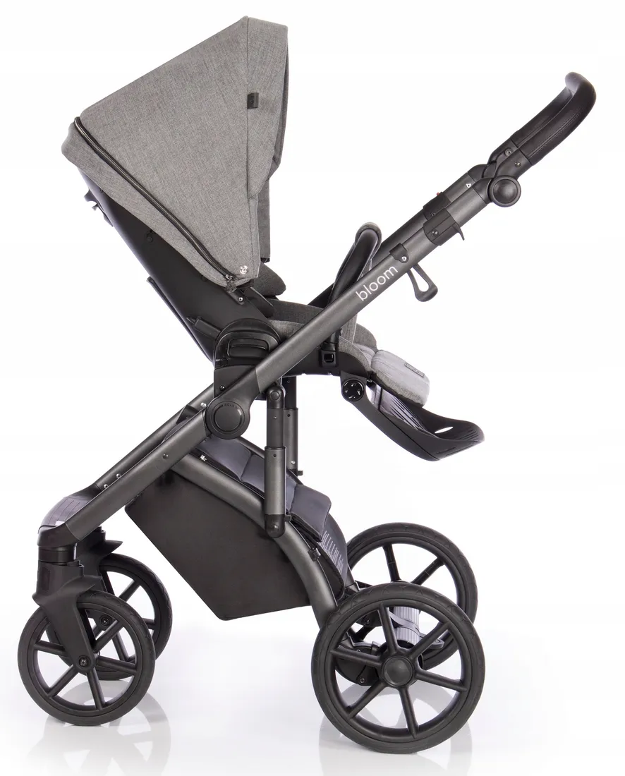 wozek-roan-bloom-2w1-titanium-stan-nowy