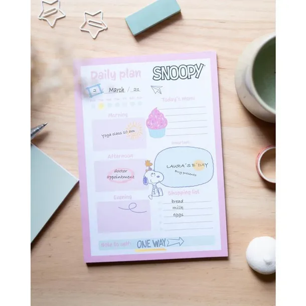 snoopy-planner-dzienny-a5-stan-nowy