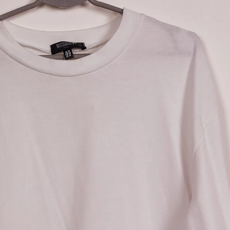 bluzka-biala-basic-missguided-r-48-stan-nowy