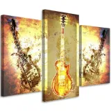 obraz-tryptyk-abstrakcja-gitara-120x80