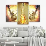 obraz-tryptyk-abstrakcja-gitara-120x80-stan-nowy