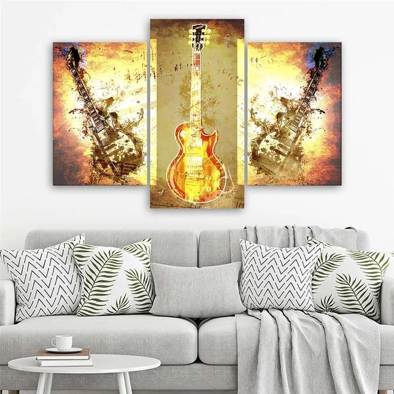 obraz-tryptyk-abstrakcja-gitara-120x80