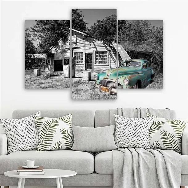 obraz-tryptyk-stary-samochod-retro-150x100-stan-nowy