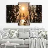 obraz-tryptyk-zachod-slonca-90x60-stan-nowy