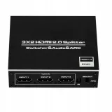 matrix-hdmi-2-0-3x2-switch-splitter-ekstraktor-arc-stan-nowy