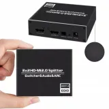 matrix-hdmi-2-0-3x2-switch-splitter-ekstraktor-arc-standard-hdmi-2-0-stan-nowy