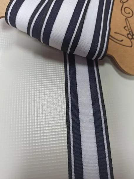 tasma-ozdobna-lampas-25-cm-kolor-czern-biel