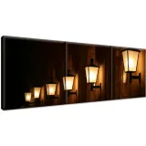 lampy-scienne-obraz-drukowany-150x50cm-stan-nowy