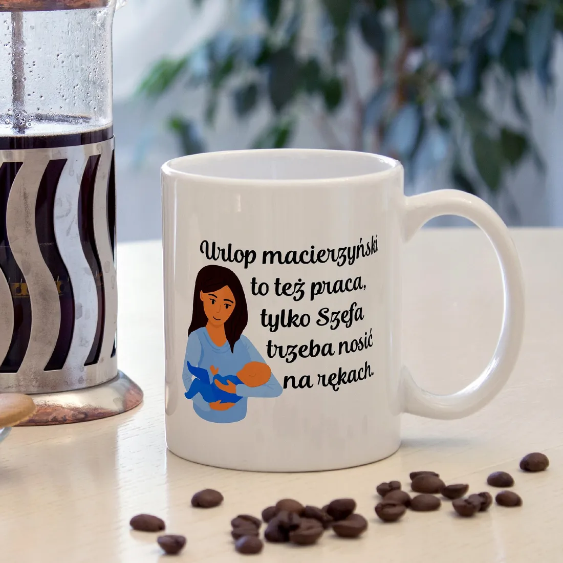 bialy-kubek-urlop-macierzynski-17-do-pracy-gratis