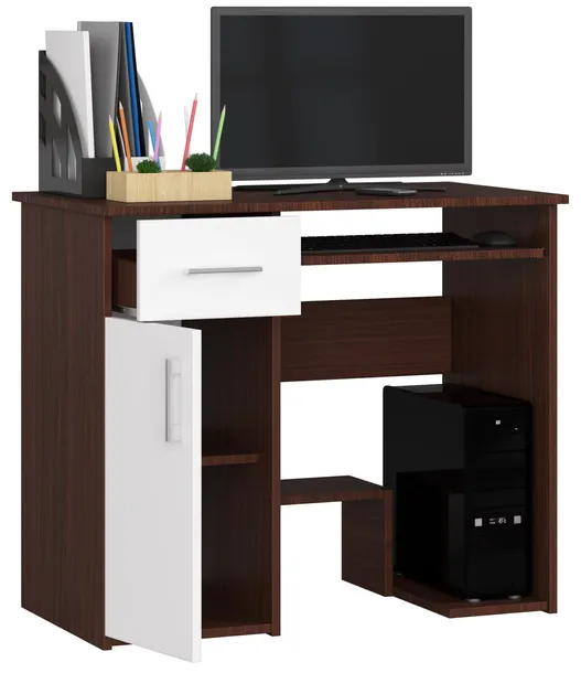 biurko-jay-90-cm-wenge-biale-stan-nowy