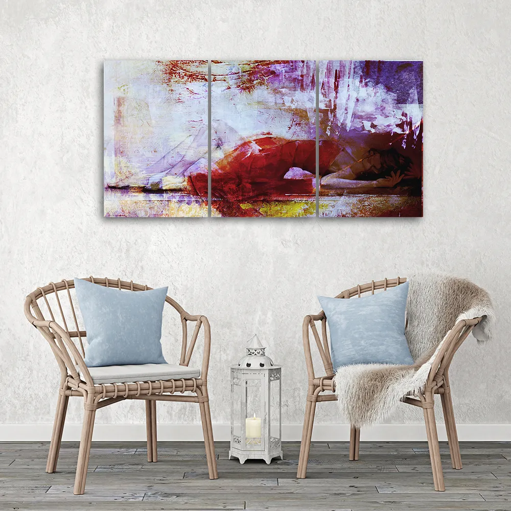 obraz-tryptyk-kobieta-pastele-120x60