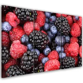 obraz-tryptyk-maliny-owoce-60x30
