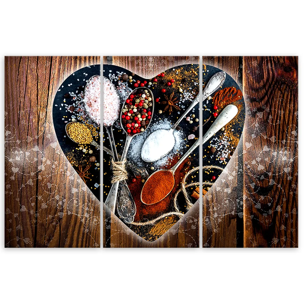 obraz-tryptyk-przyprawy-serce-60x40